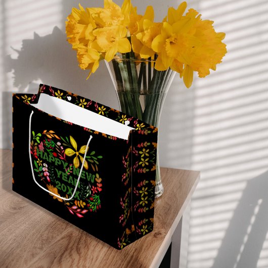 PERSONALISIERT GLÜCKLICHES NEUES JAHR 20XX GROßE GESCHENKTÜTE