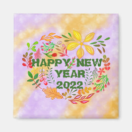 PERSONALISIERT GLÜCKLICHES NEUES JAHR 20XX MAGNET