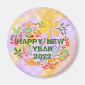 PERSONALISIERT GLÜCKLICHES NEUES JAHR 20XX MAGNET (Vorne)