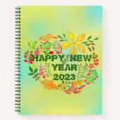 PERSONALISIERT GLÜCKLICHES NEUES JAHR 20XX NOTIZBLOCK (Vorderseite)