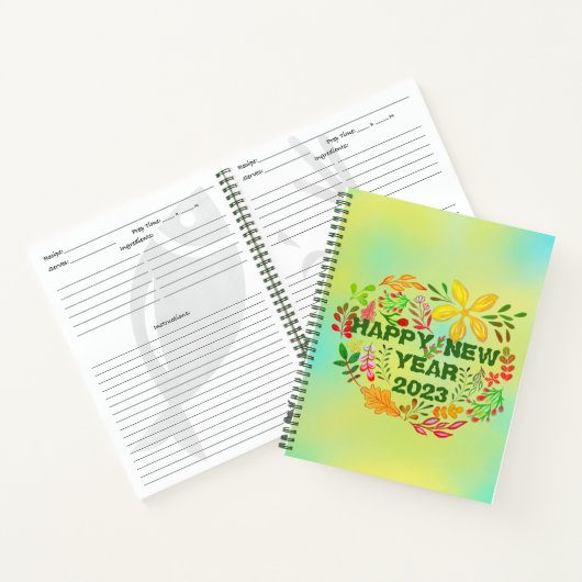 PERSONALISIERT GLÜCKLICHES NEUES JAHR 20XX NOTIZBLOCK (Innenseite)