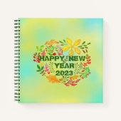 PERSONALISIERT GLÜCKLICHES NEUES JAHR 20XX NOTIZBLOCK (Vorderseite)