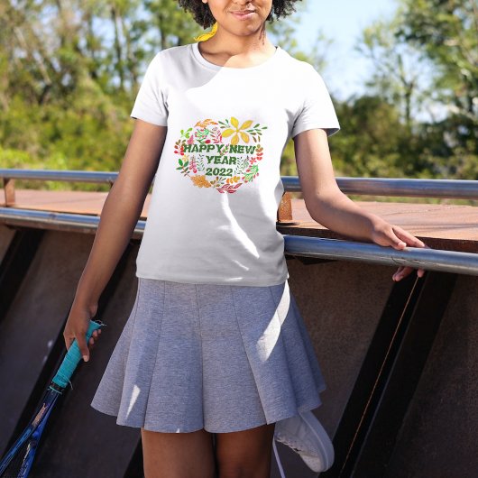 PERSONALISIERT GLÜCKLICHES NEUJAHR 2022 T-Shirt