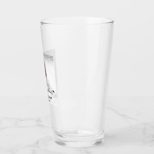 Personalisiert Glückwunsch Graduate Glas (Links)