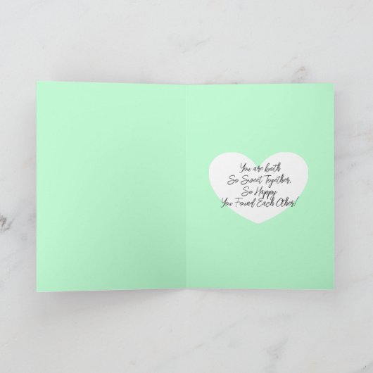 Personalisiert Glückwunsch Hochzeit Karte (Innenseite)