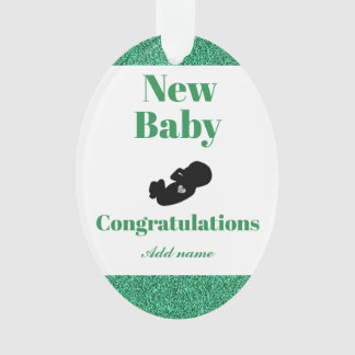 Personalisiert Glückwunsch neue Baby-Ornament Ornament