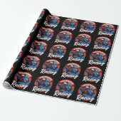 Personalisiert Go Kart Extreme Racing Karting Race Geschenkpapier (Ungerollt)