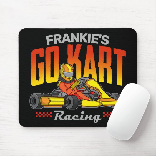 Personalisiert Go Kart Racing Motorsport Karting Mousepad (Mit Mouse)