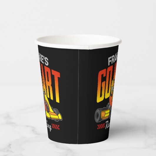 Personalisiert Go Kart Racing Motorsport Karting Pappbecher (Rechts)