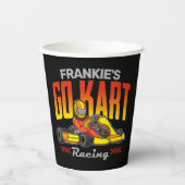 Personalisiert Go Kart Racing Motorsport Karting Pappbecher (Vorderseite)