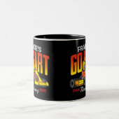 Personalisiert Go Kart Racing Motorsport Karting Zweifarbige Tasse (Mittel)