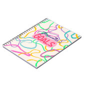 Personalisiert Goals Journal Notizblock (Linke Seite)