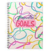 Personalisiert Goals Journal Notizblock (Vorderseite)