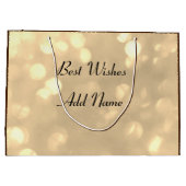 Personalisiert Godson Birthday Große Geschenktüte (Rückseite)