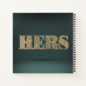 Personalisiert Gold 3D HERS Notizblock (Rückseite)