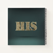 Personalisiert Gold 3D SEIN Notizblock (Rückseite)