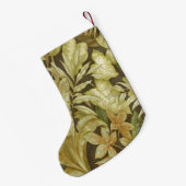 Personalisiert Gold Blätter Weihnachts-Strumpf Kleiner Weihnachtsstrumpf (Rückseite (Hängend))