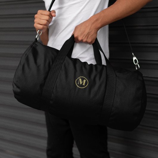 Personalisiert-Gold-Monogramm-Reisen Duffle Bag