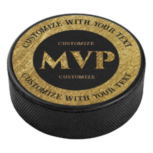 Personalisiert Gold MVP Eishockey Puck