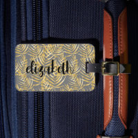 Personalisiert Gold Palm Chic