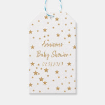 Personalisiert Gold Star Glitzer Girl Baby Dusche