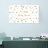 Personalisiert Gold Star Glitzer Sparkle Kinderdus Banner (Messeveranstaltung)