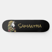 Personalisiert Gold    UnicornSkateboard Skateboard (Horizontal)
