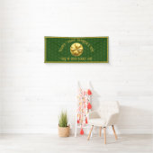 Personalisiert Golden Kleeblatt St. Patrick's Day Banner (Insitu)