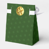 Personalisiert Golden Kleeblatt St. Patrick's Day Geschenkschachtel (Rückseite)