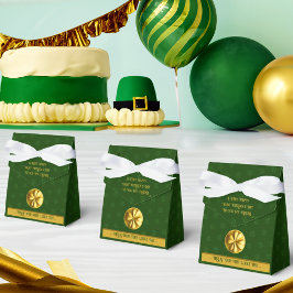 Personalisiert Golden Kleeblatt St. Patrick's Day Geschenkschachtel
