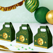 Personalisiert Golden Kleeblatt St. Patrick's Day Geschenkschachtel