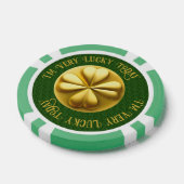 Personalisiert Golden Kleeblatt St. Patrick's Day Pokerchips (Einzeln)