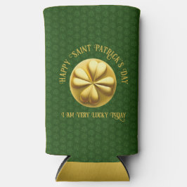 Personalisiert Golden Kleeblatt St. Patrick's Day Selters Dosenkühler