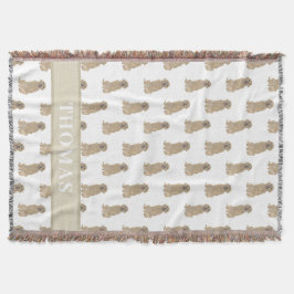 Personalisiert Golden Retriever Decke