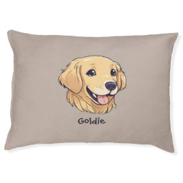 Personalisiert Golden Retriever Dog Haustierbett