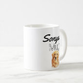 Personalisiert Golden Retriever Kaffeetasse (VorderseiteRechts)