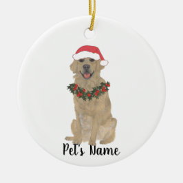 Personalisiert Golden Retriever Keramik Keramik Ornament