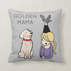 Personalisiert Golden Retriever Mama Kissen