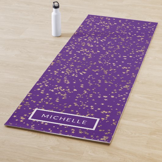 Personalisiert Golden Stars Yoga Mat Yogamatte (Beispiel)
