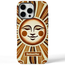 Personalisiert Golden Vintag Boho Sun Geschenk
