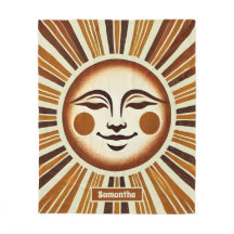Personalisiert Golden Vintag Boho Sun Geschenk