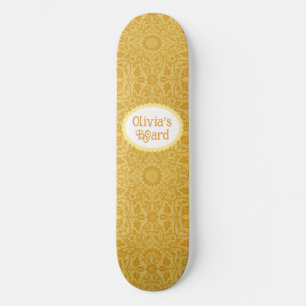 Personalisiert-Golden Yellow Skateboard