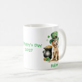 Personalisiert Goldendoodle Tasse St. Patty (VorderseiteRechts)