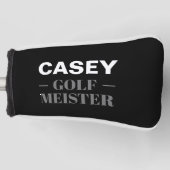 Personalisiert Golf Meister Funny Golf Headcover (Vorderseite)