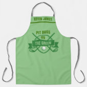 Personalisiert Golf Pub Grill GRILLEN Pit Boss Koc Schürze (Vorderseite)