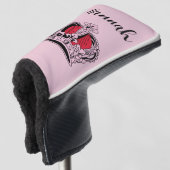 Personalisiert Golf Queen Headcover (3/4 Vorderseite)