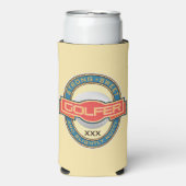 Personalisiert Golf Seltzer Can Cooler Selters Dosenkühler (Seltzer Vorderseite)