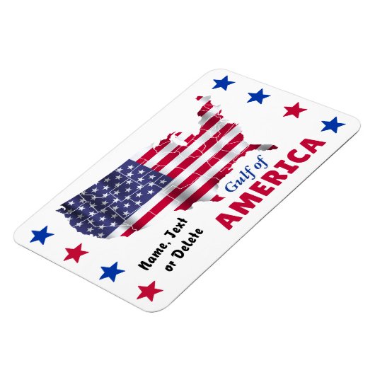 Personalisiert, GOLF VON AMERIKA, Patriotisches Ma Magnet (Linke Seite)