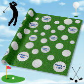 Personalisiert, Golf Wrapping Paper für ihn oder s Geschenkpapier