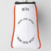 Personalisiert Golfer Custom Foto Putter Monogramm Golf Headcover (Rotieren 90)